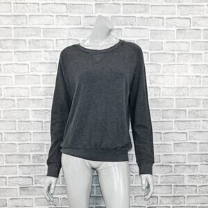 Dries Van Noten Women's French Terry Sweatshirt zipper back Grey cotton blend M